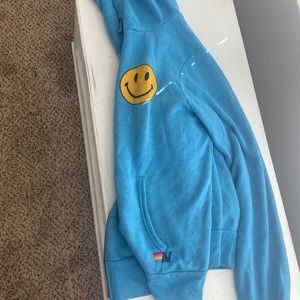 Blue Aviator Nation sweatshirt, one once